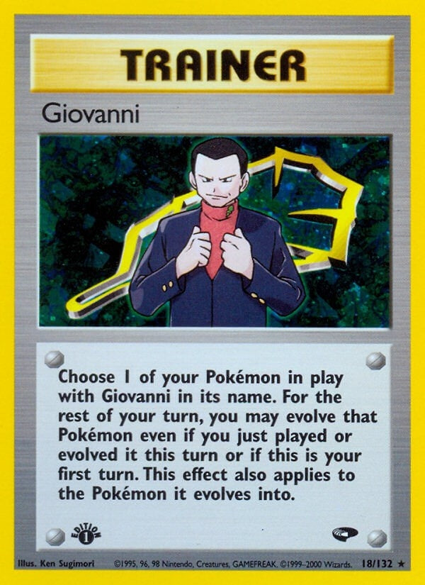 Image for Giovanni (18) (018/132) (Gym Challenge) (G2) - Pokemon