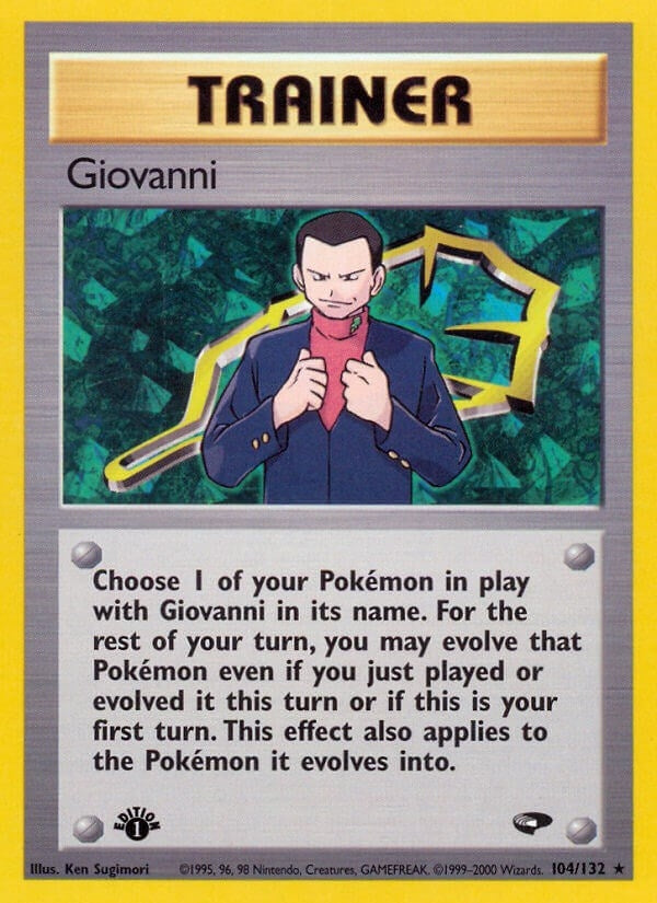 Image for Giovanni (104) (104/132) (Gym Challenge) (G2) - Pokemon