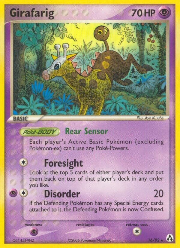 Image for Girafarig (16/92) (EX Legend Maker) (LM) - Pokemon