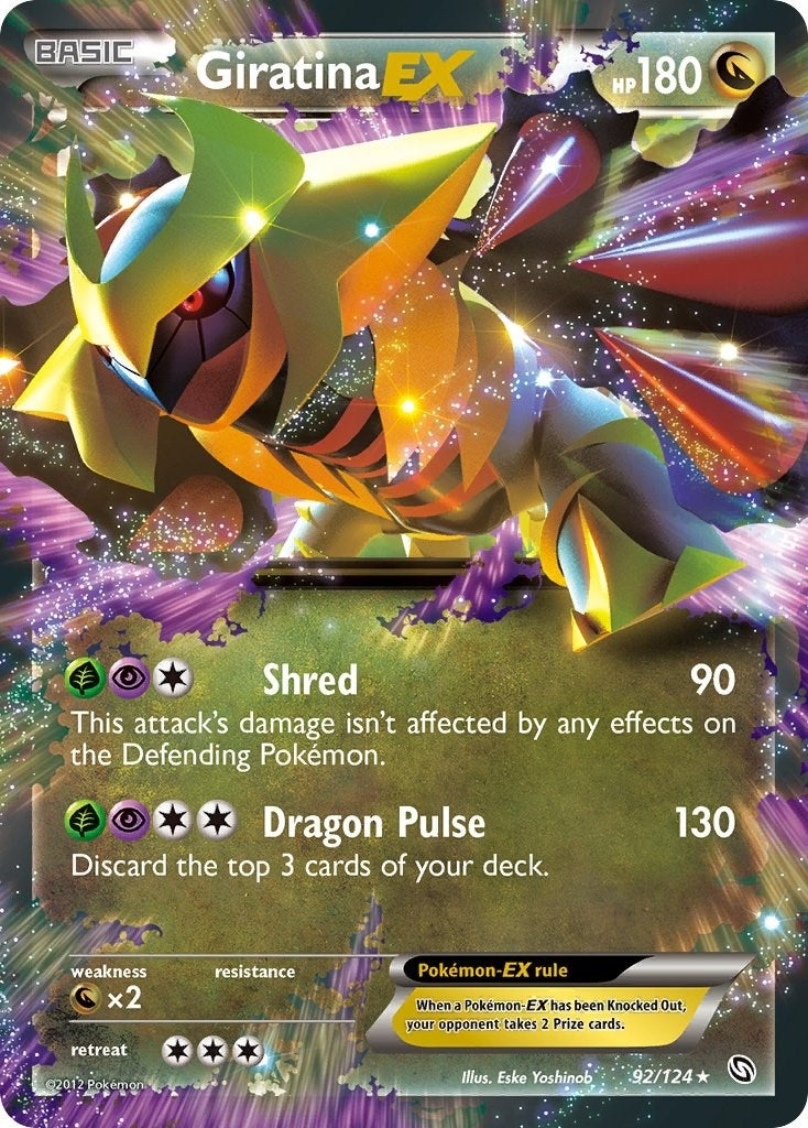 Image for Giratina EX (92/124) (Dragons Exalted) (DRX) - Pokemon