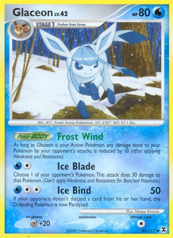 Image for Glaceon (41/111) (Rising Rivals) (RR) - Pokemon