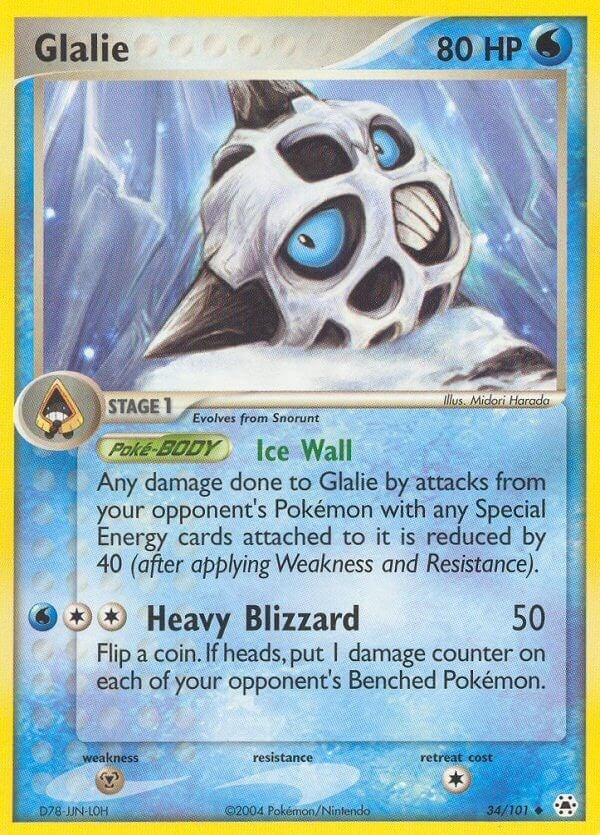 Image for Glalie (34/101) (EX Hidden Legends) (HL) - Pokemon
