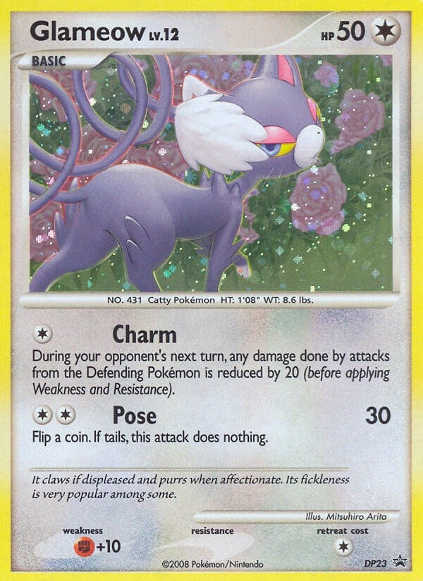 Image for Glameow - DP23 (DP23) (Diamond and Pearl Promos) (PR) - Pokemon