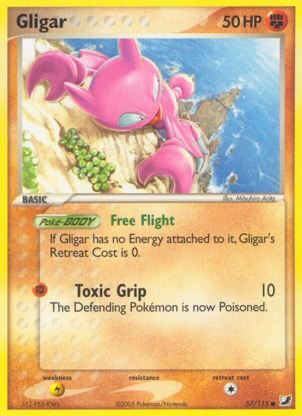 Image for Gligar (57/115) (EX Unseen Forces) (UF) - Pokemon