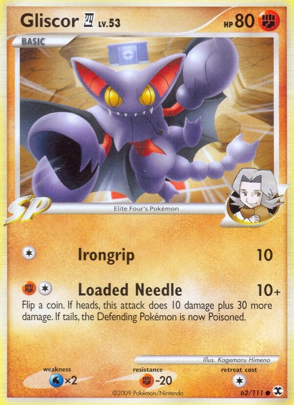 Image for Gliscor E4 (62/111) (Rising Rivals) (RR) - Pokemon