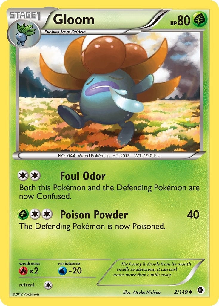 Image for Gloom (2/149) (Boundaries Crossed) (BCR) - Pokemon