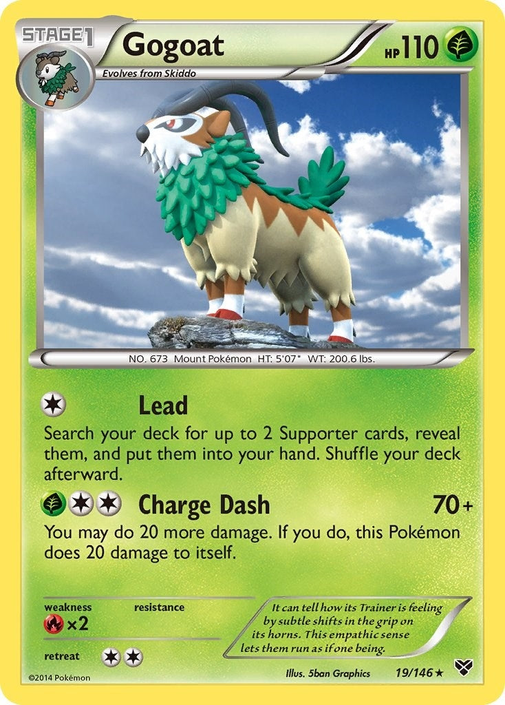 Image for Gogoat (19/146) (XY Base Set) (XY) - Pokemon