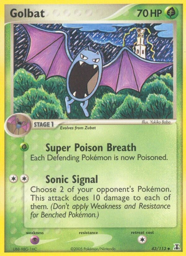 Image for Golbat (43/113) (EX Delta Species) (DS) - Pokemon