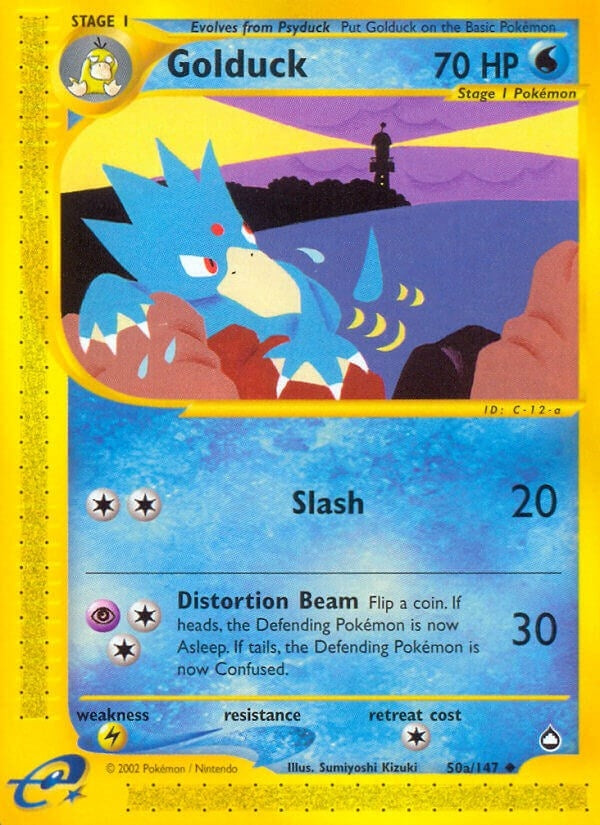Image for Golduck (50a) (050a/147) (Aquapolis) (AQ) - Pokemon