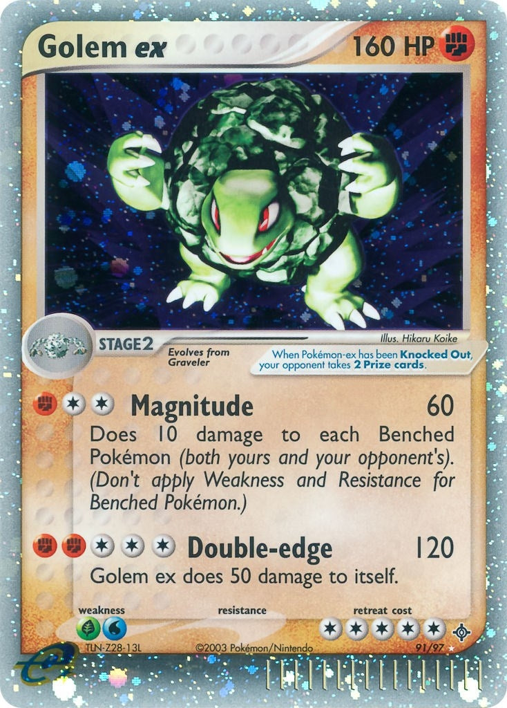Image for Golem ex (91/97) (EX Dragon) (DR) - Pokemon