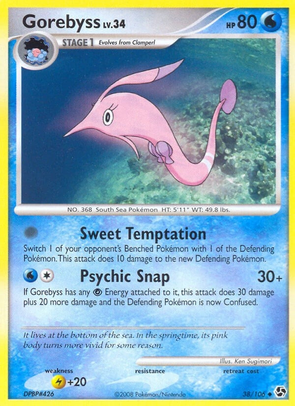 Image for Gorebyss (38/106) (Great Encounters) (GE) - Pokemon