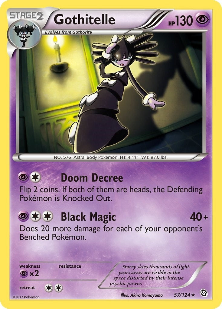 Image for Gothitelle (57/124) (Dragons Exalted) (DRX) - Pokemon