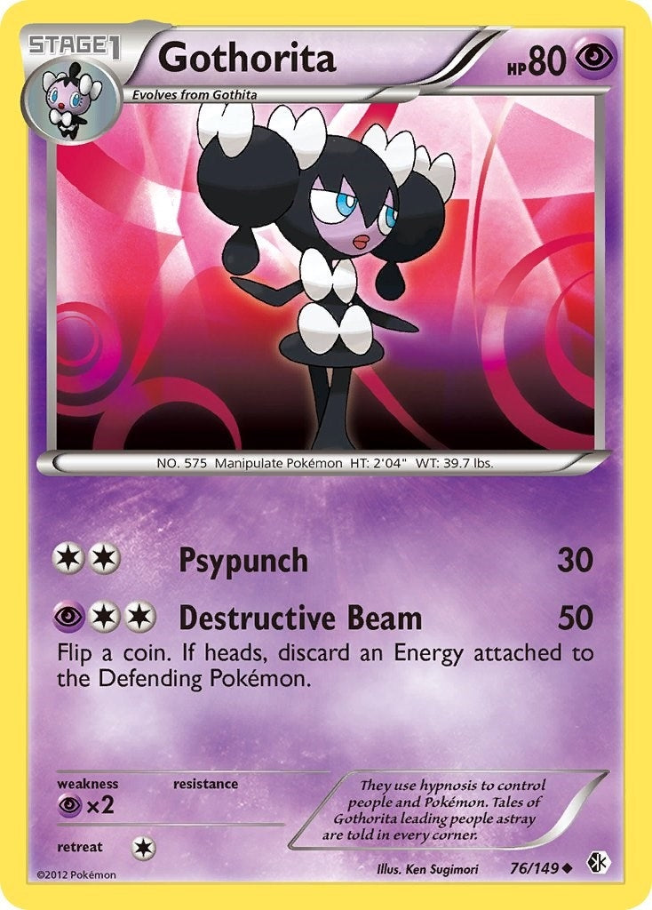 Image for Gothorita (76/149) (Boundaries Crossed) (BCR) - Pokemon