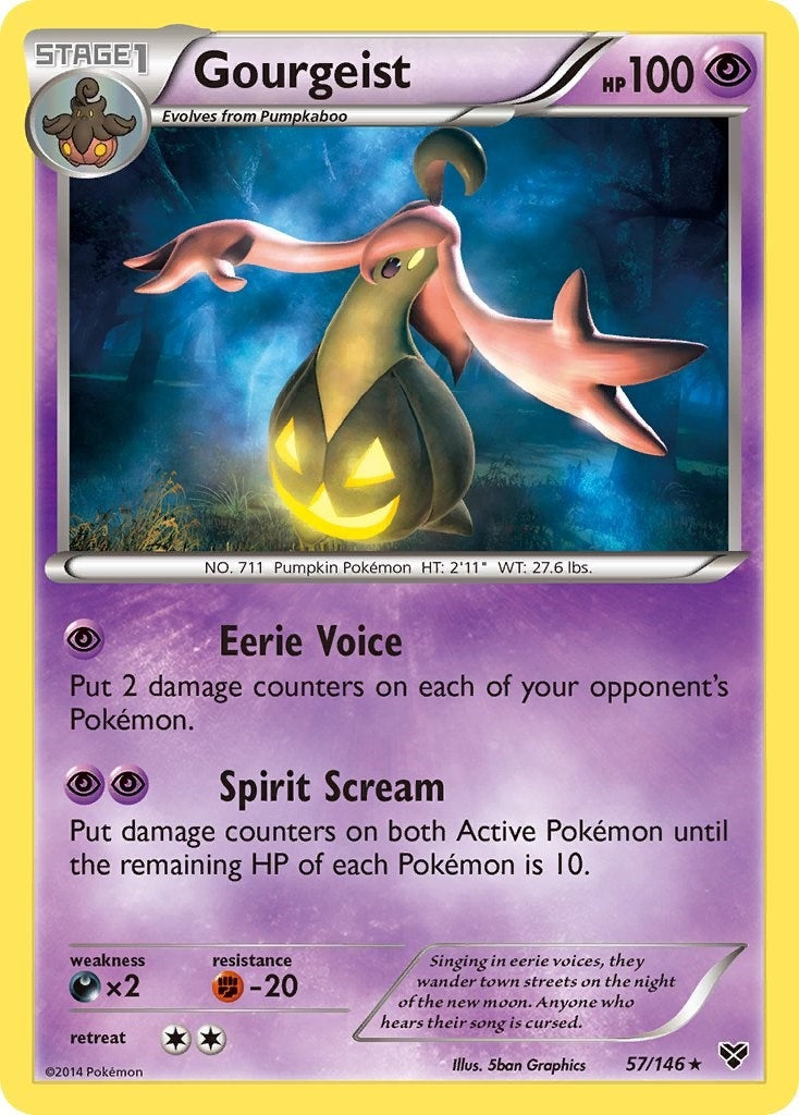 Image for Gourgeist (57/146) (XY Base Set) (XY) - Pokemon