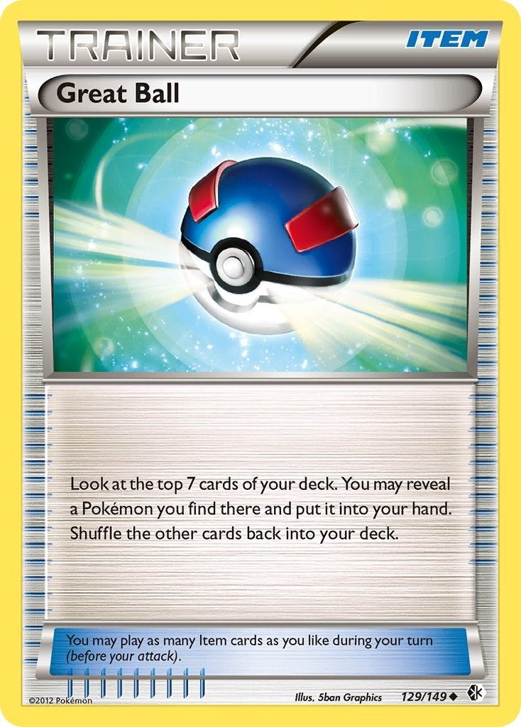 Image for Great Ball (129/149) (Boundaries Crossed) (BCR) - Pokemon