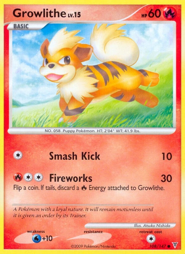 Image for Growlithe (108) (Supreme Victors) (SV) - Pokemon