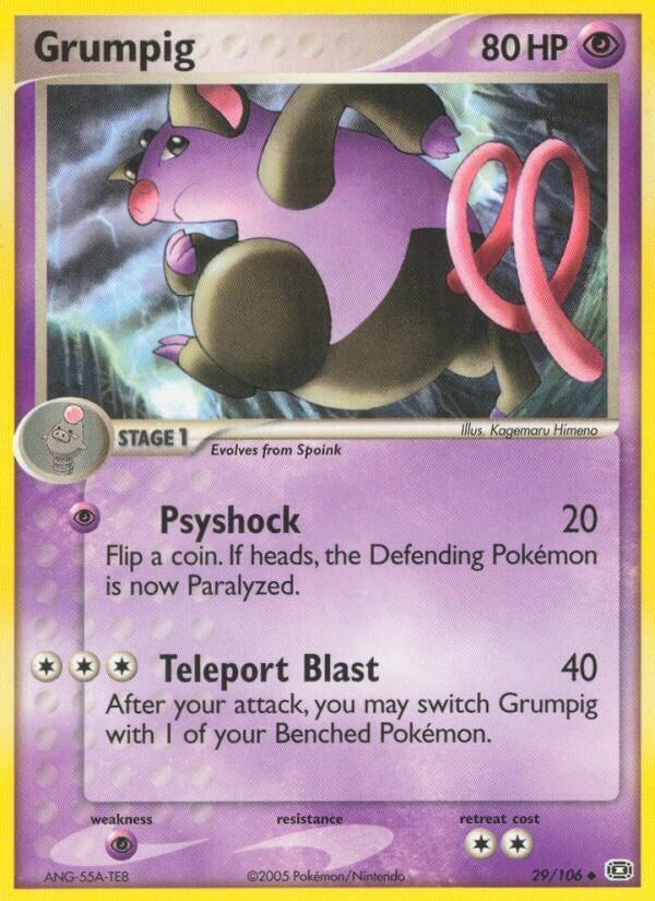 Image for Grumpig (29/106) (EX Emerald) (EM) - Pokemon