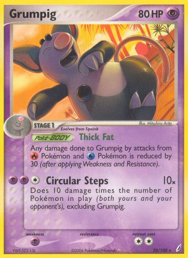 Image for Grumpig (20/100) (EX Crystal Guardians) (CG) - Pokemon