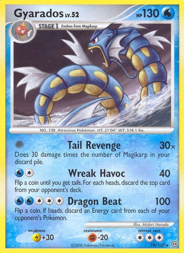 Image for Gyarados (19/100) (Stormfront) (SF) - Pokemon