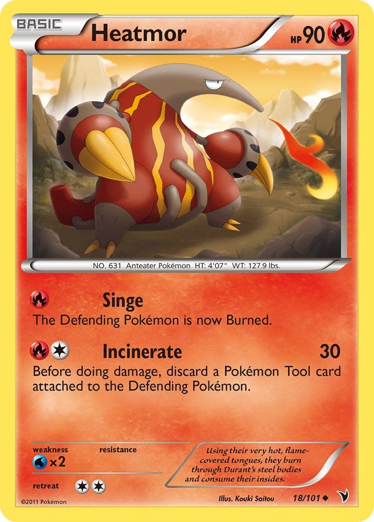 Image for Heatmor (18/101) (Noble Victories) (NVI) - Pokemon