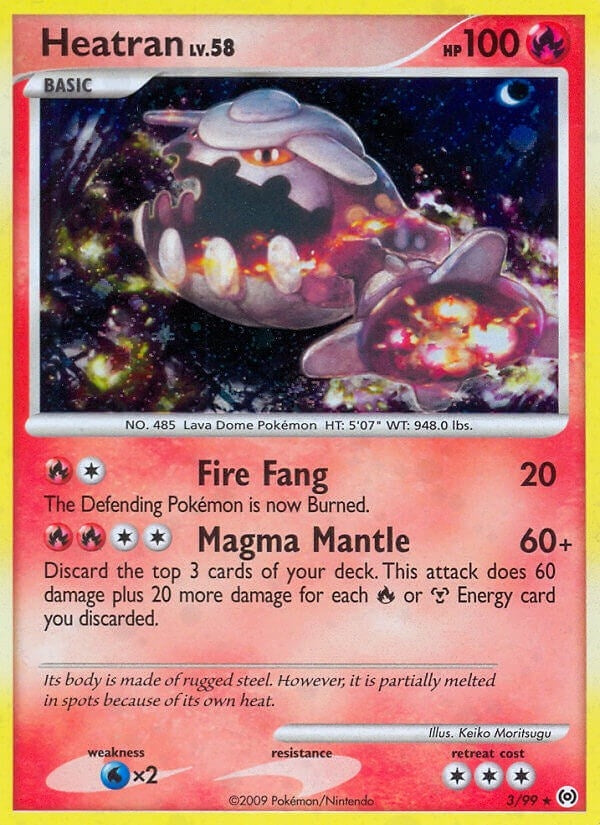 Image for Heatran (3/99) (Arceus) (AR) - Pokemon