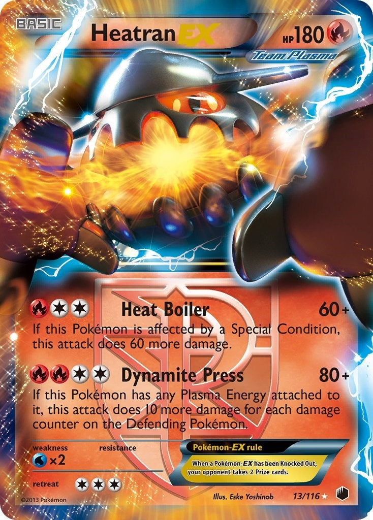 Image for Heatran EX (Team Plasma) (13/116) (Plasma Freeze) (PLF) - Pokemon