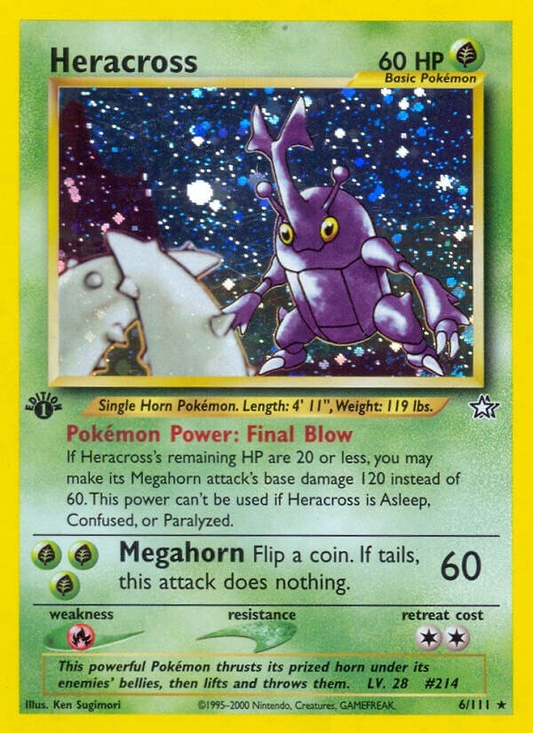 Image for Heracross (006/111) (Neo Genesis) (N1) - Pokemon