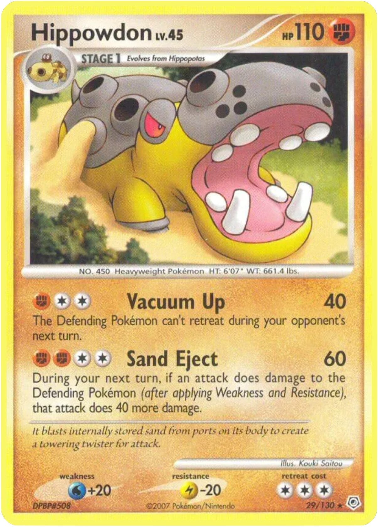 Image for Hippowdon (29/130) (Diamond and Pearl) (DP) - Pokemon