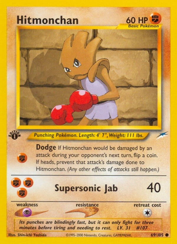 Image for Hitmonchan (069/105) (Neo Destiny) (N4) - Pokemon