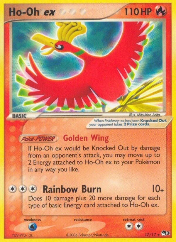 Image for Ho-Oh ex (Non-Holo) (017/017) (POP Series 3) (POP) - Pokemon