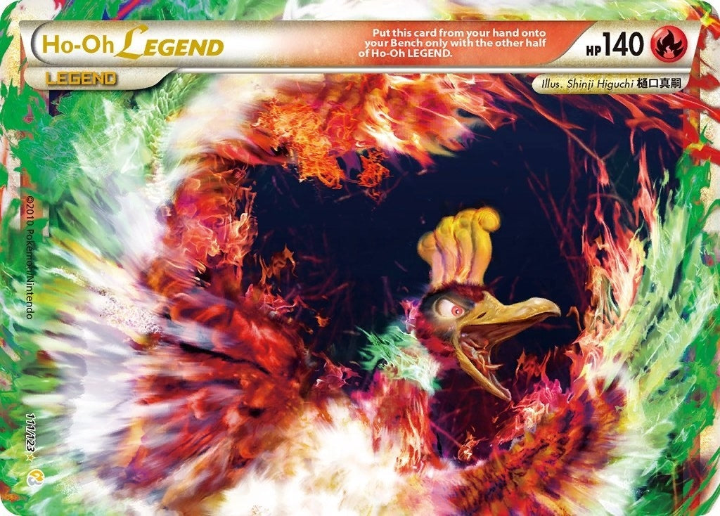 Image for Ho-Oh Legend (Top) (111/123) (HeartGold SoulSilver) (HS) - Pokemon