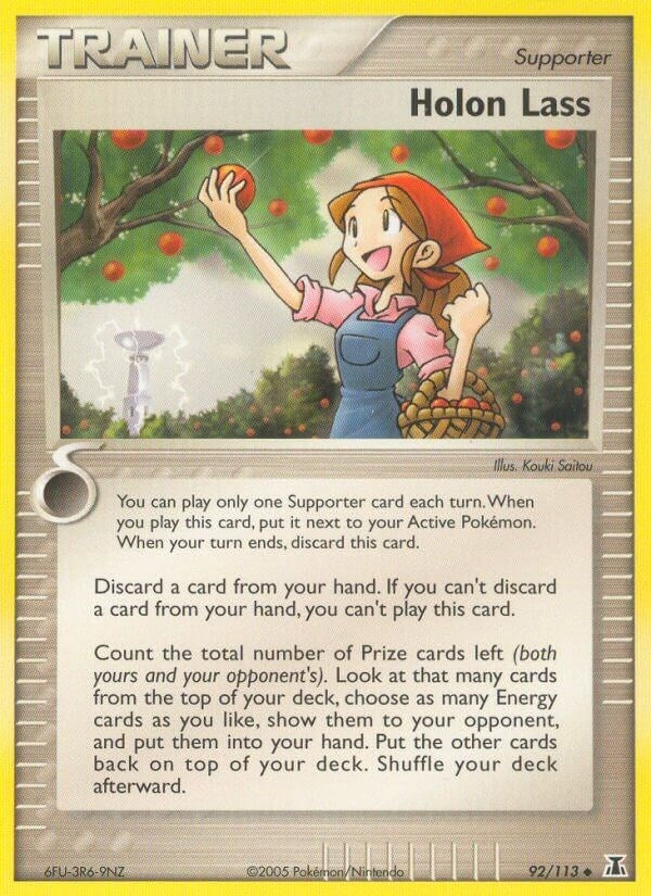 Image for Holon Lass (92/113) (EX Delta Species) (DS) - Pokemon
