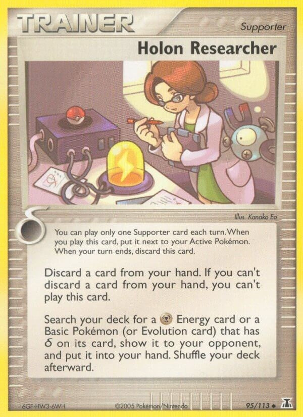 Image for Holon Researcher (95/113) (EX Delta Species) (DS) - Pokemon