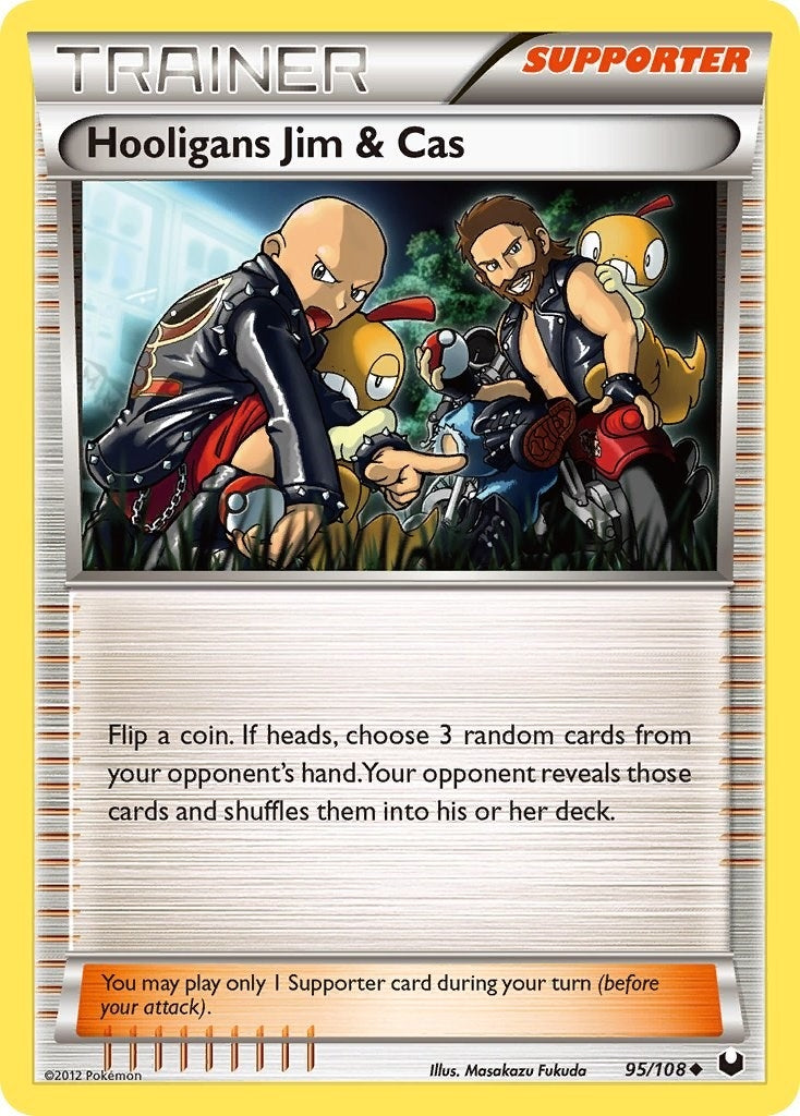 Image for Hooligans Jim & Cas (95/108) (Dark Explorers) (DEX) - Pokemon