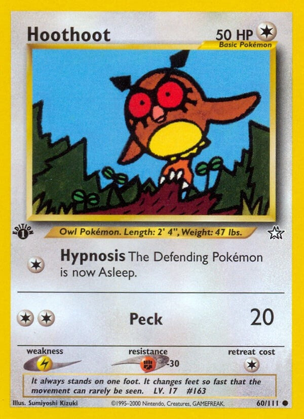 Image for Hoothoot (060/111) (Neo Genesis) (N1) - Pokemon