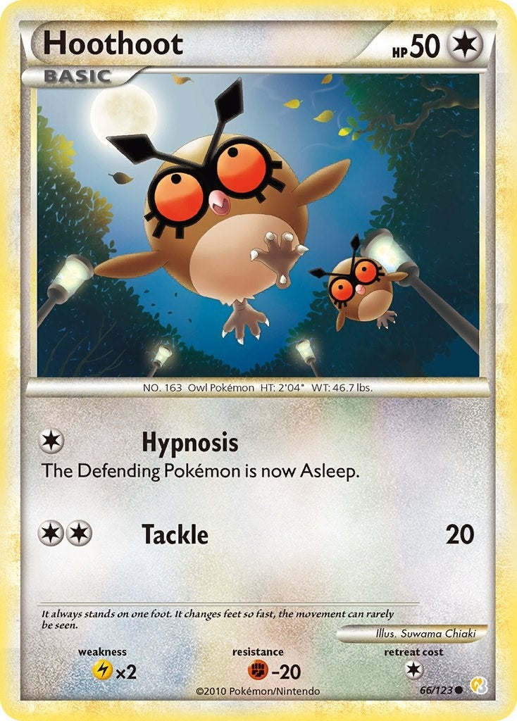 Image for Hoothoot (66/123) (HeartGold SoulSilver) (HS) - Pokemon