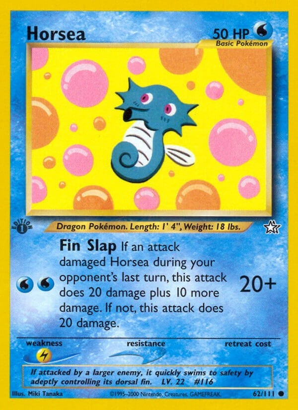 Image for Horsea (062/111) (Neo Genesis) (N1) - Pokemon