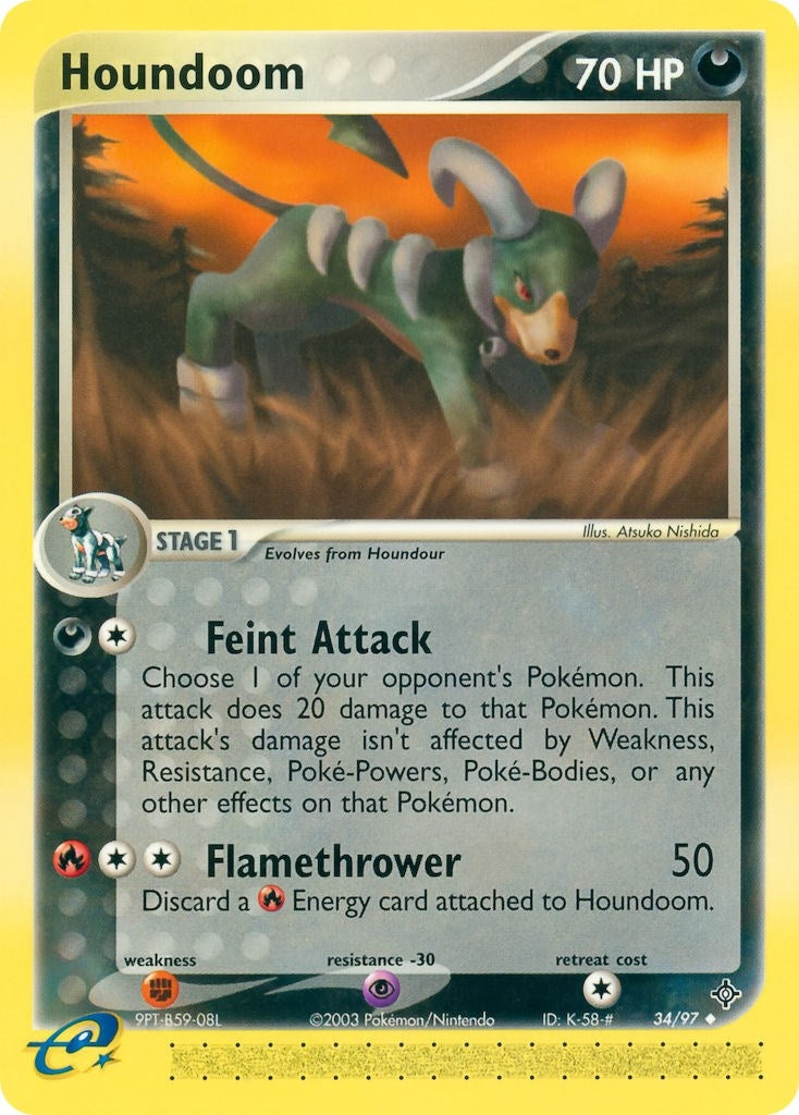 Image for Houndoom (34/97) (EX Dragon) (DR) - Pokemon