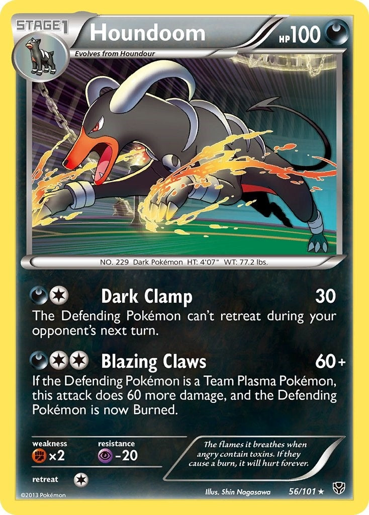 Image for Houndoom (56/101) (Plasma Blast) (PLB) - Pokemon