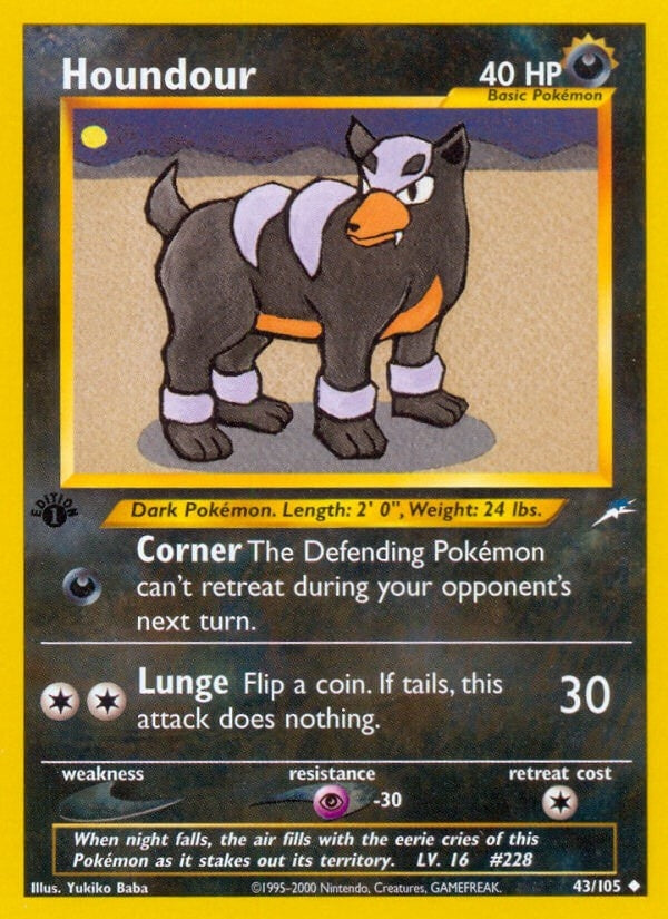 Image for Houndour (043/105) (Neo Destiny) (N4) - Pokemon