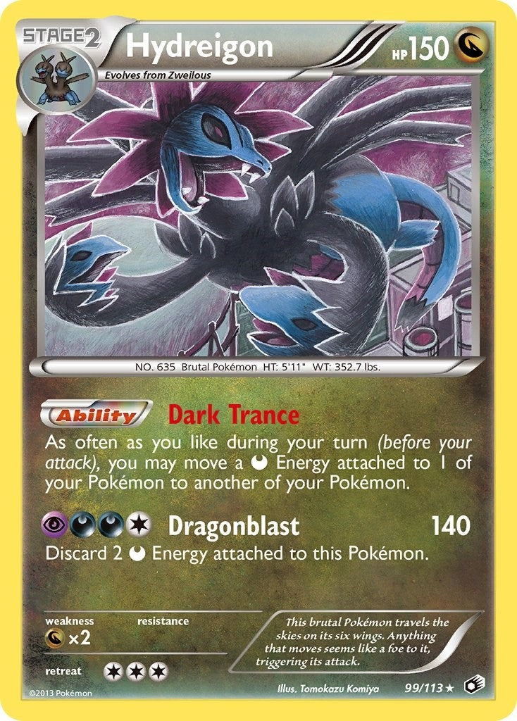 Image for Hydreigon (99/113) (Legendary Treasures) (LTR) - Pokemon