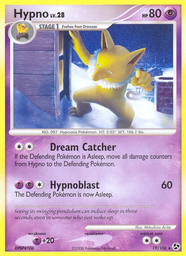 Image for Hypno (19/106) (Great Encounters) (GE) - Pokemon