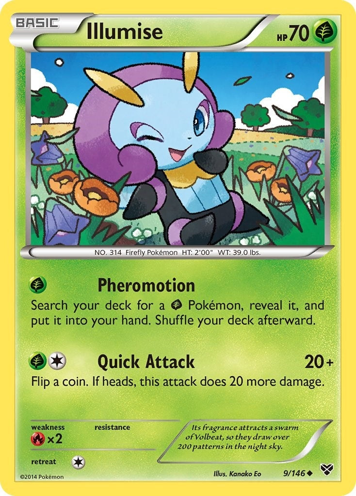 Image for Illumise (9/146) (XY Base Set) (XY) - Pokemon
