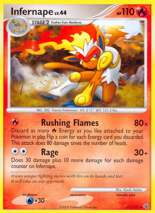 Image for Infernape (31/127) (Platinum) (PL) - Pokemon
