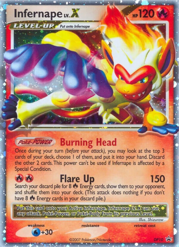Image for Infernape LV.X - DP10 (DP10) (Diamond and Pearl Promos) (PR) - Pokemon