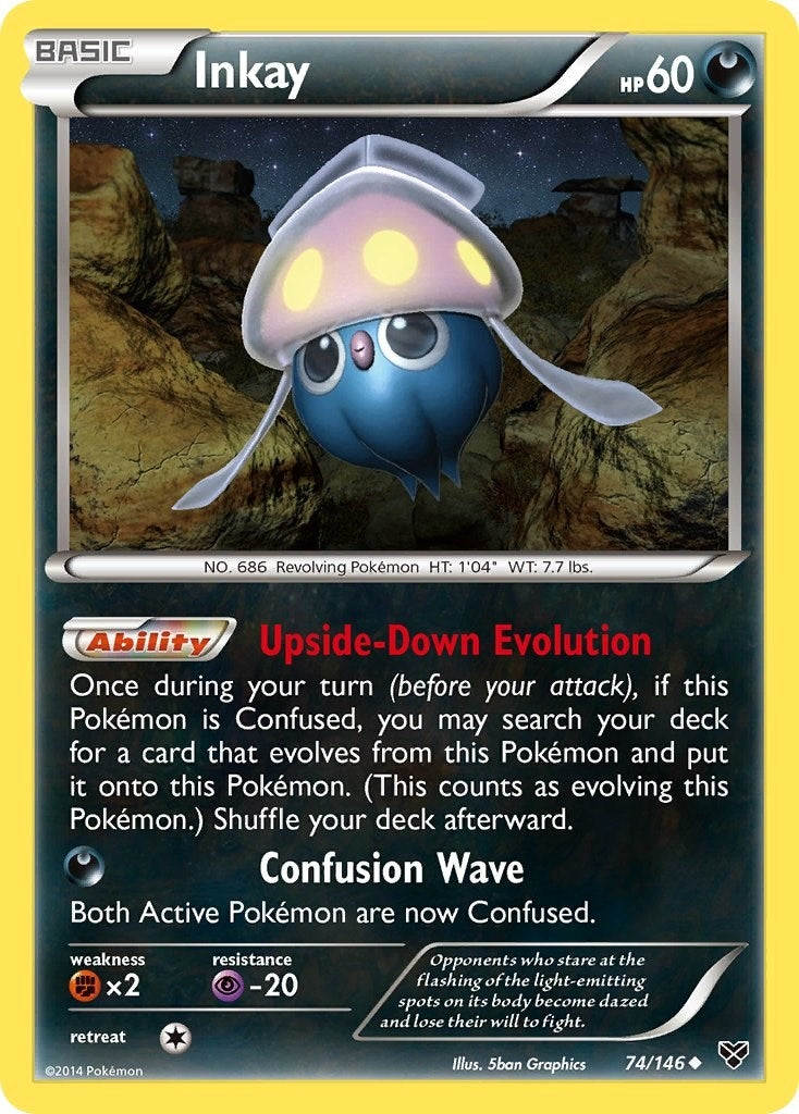 Image for Inkay (74) (74/146) (XY Base Set) (XY) - Pokemon