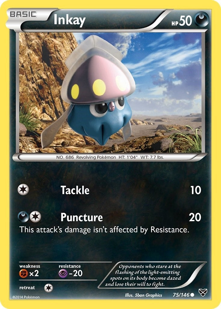 Image for Inkay (75) (75/146) (XY Base Set) (XY) - Pokemon
