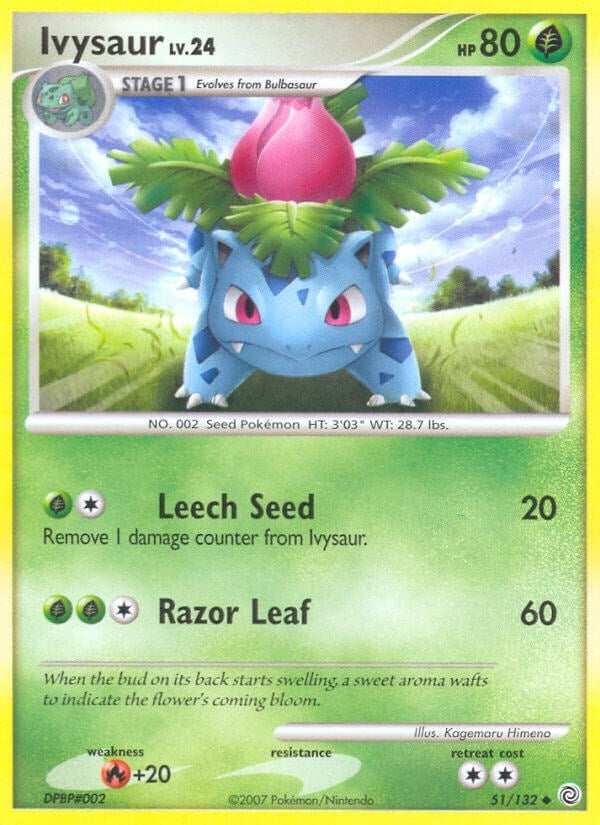 Image for Ivysaur (51/132) (Secret Wonders) (SW) - Pokemon