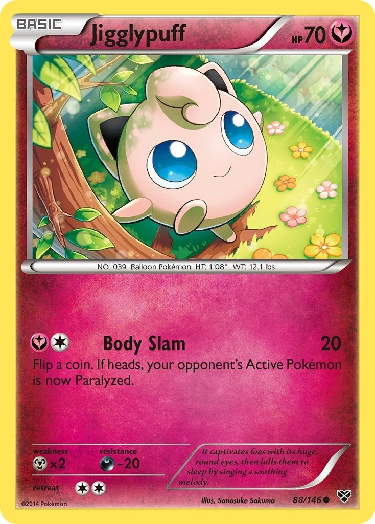 Image for Jigglypuff (88) (88/146) (XY Base Set) (XY) - Pokemon