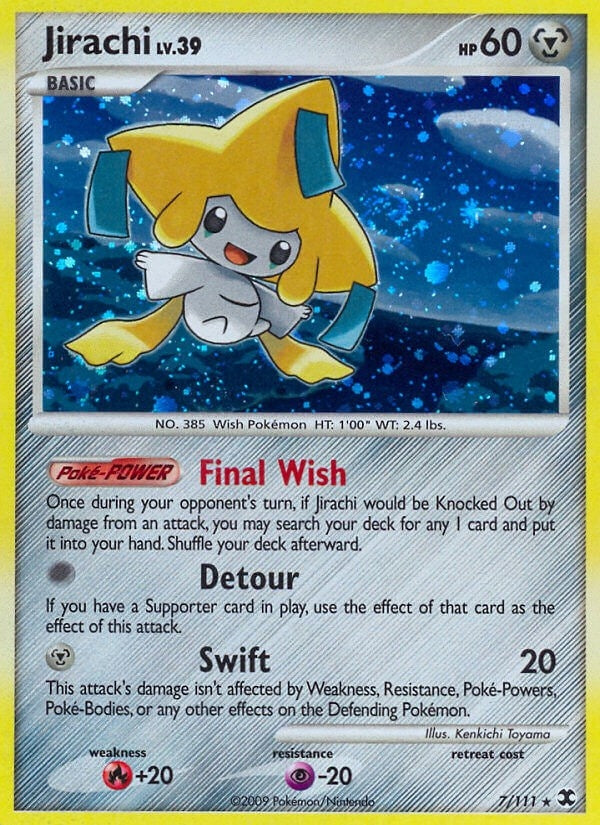 Image for Jirachi (7/111) (Rising Rivals) (RR) - Pokemon